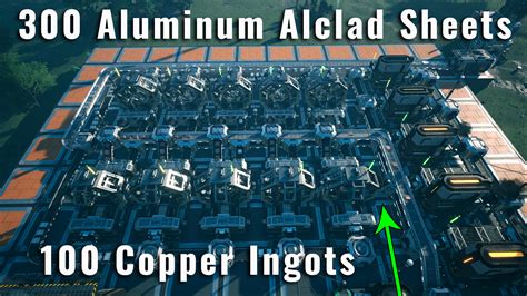 satisfactory aluminum ingot setup